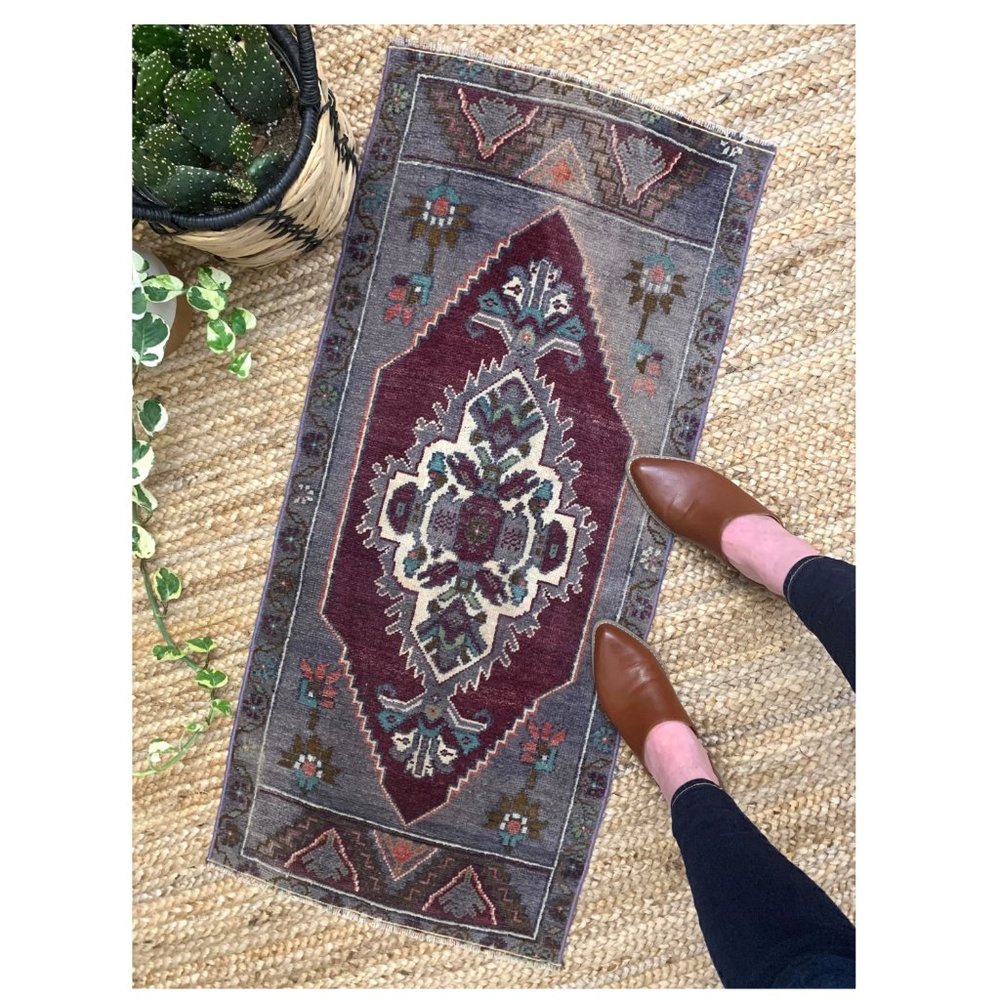 Vintage Decor Boho Turkish Mini 2x3 Rug